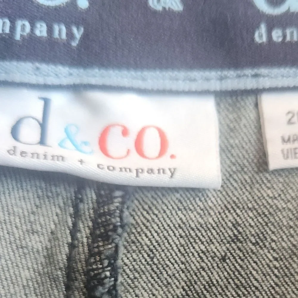 72 D&C Denim & Co plus sz 20 dark wash jeans - Picture 4 of 8